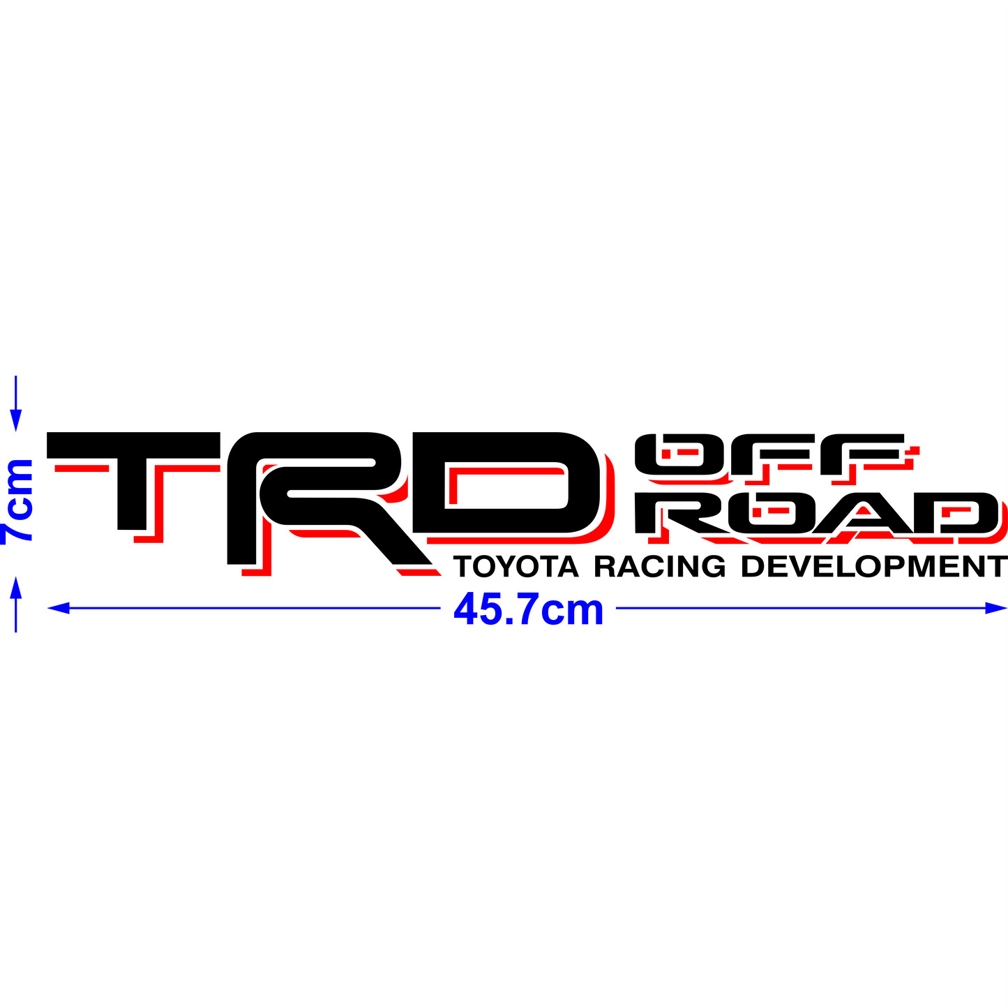 Calca Calcomania Sticker Tacoma Tundra Trd Off Road 95-04 N