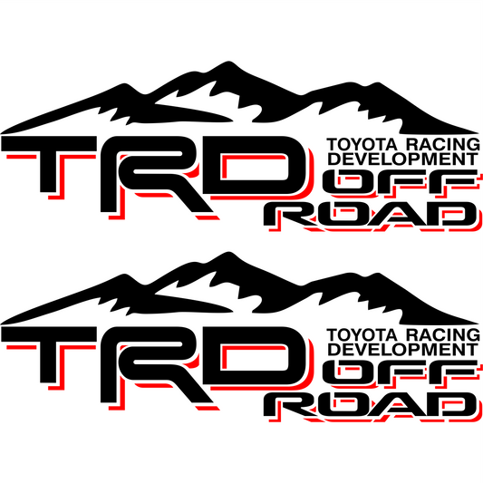 Calca Calcomania Sticker Toyota Trd Mountain Nr