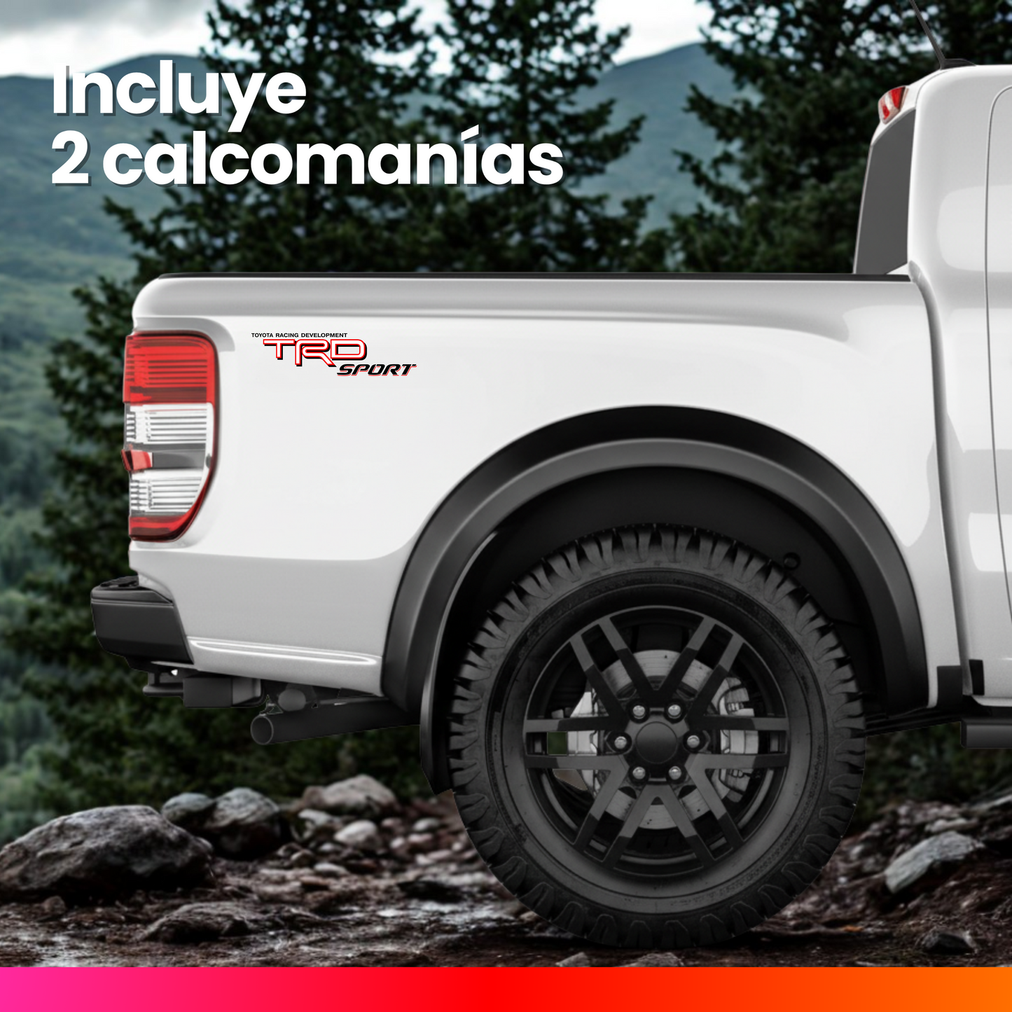 Calcomania Sticker Toyota Tacoma Trd Sport 05 - 10 Nrb